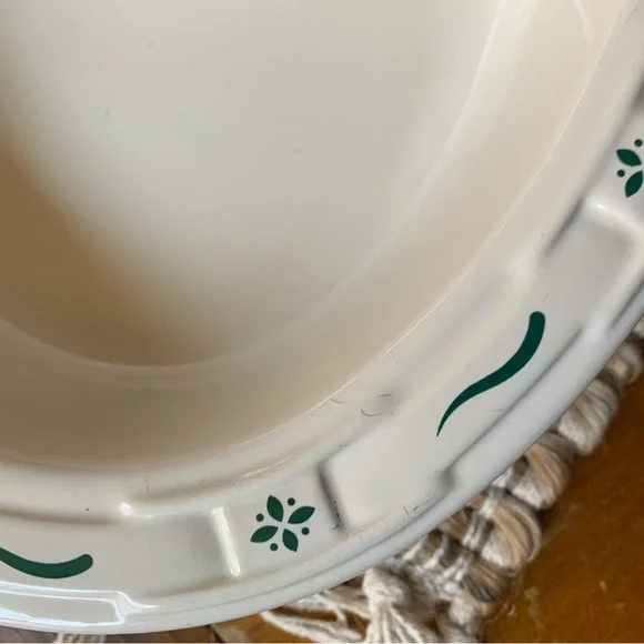 Longaberger Divided Oval Serving Dish - Picture 5 of 6